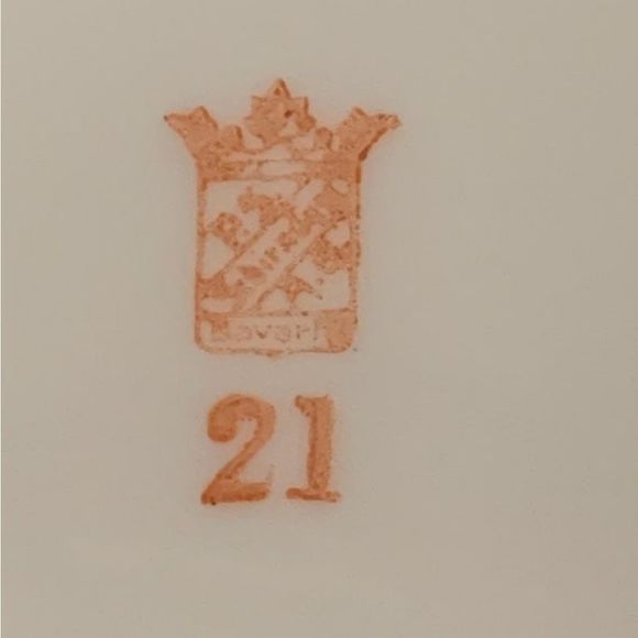 Schirnding 1920 teacup - Bavarian China - very rare-flawless - numbered 21   - Picture 9 of 9